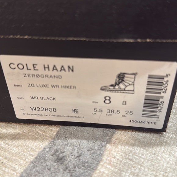 NIB Cole Haan ZeroGrand Hiker Boot
Size 8 Black/Grey - Picture 5 of 5